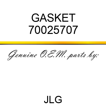 GASKET 70025707