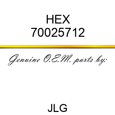 HEX 70025712