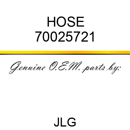 HOSE 70025721