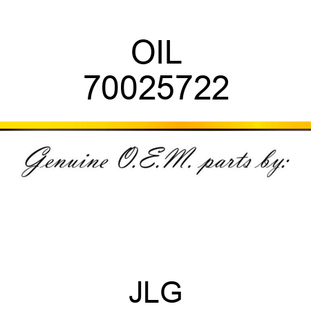 OIL 70025722
