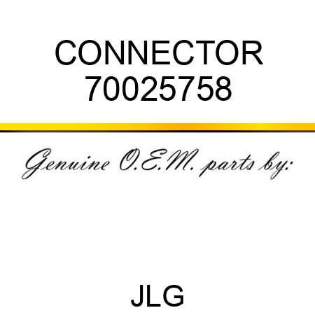 CONNECTOR 70025758