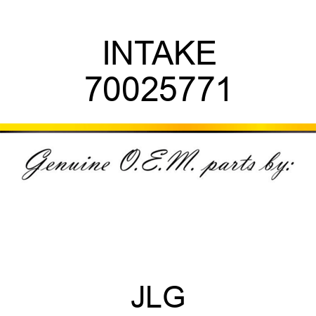 INTAKE 70025771