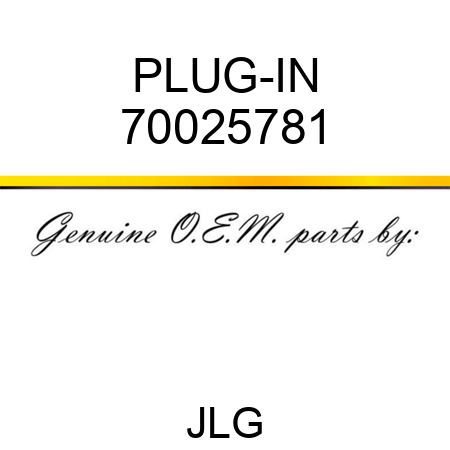 PLUG-IN 70025781
