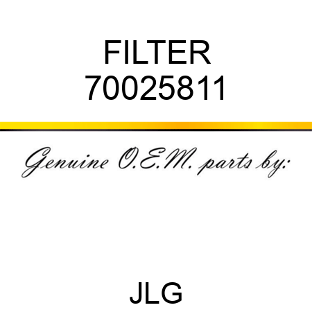 FILTER 70025811