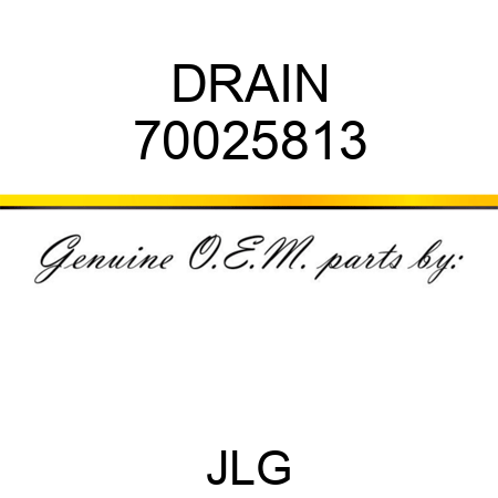 DRAIN 70025813