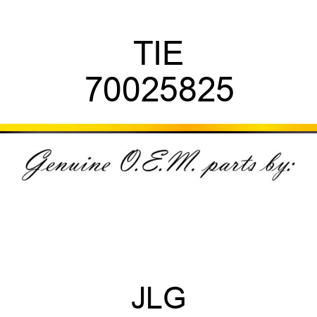 TIE 70025825