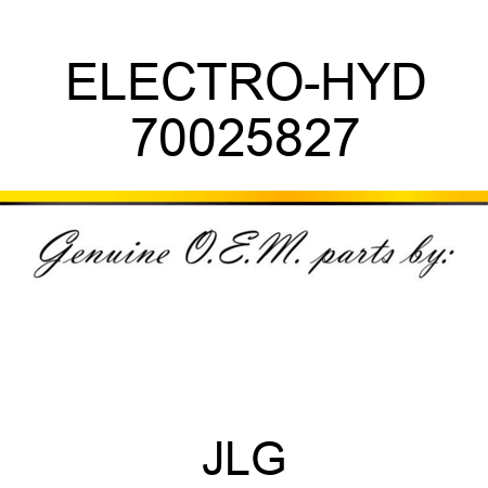 ELECTRO-HYD 70025827