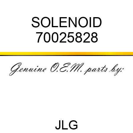SOLENOID 70025828