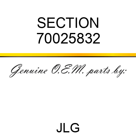 SECTION 70025832