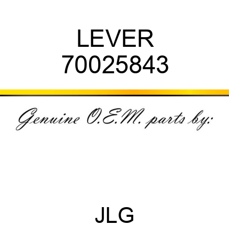 LEVER 70025843