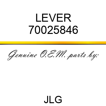 LEVER 70025846
