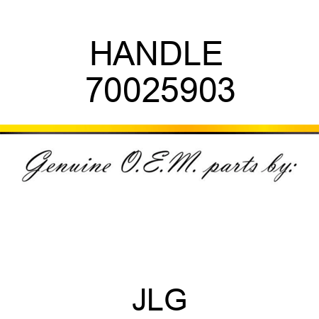 HANDLE  70025903