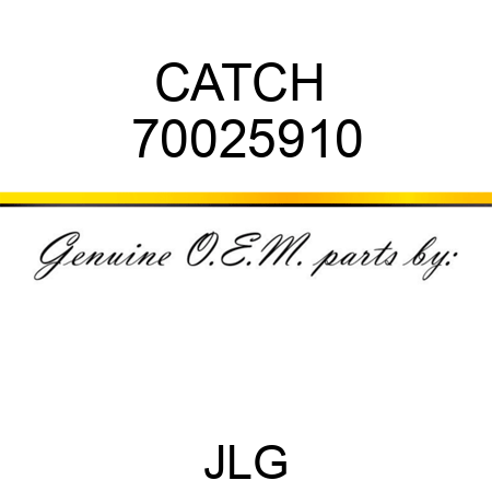 CATCH  70025910
