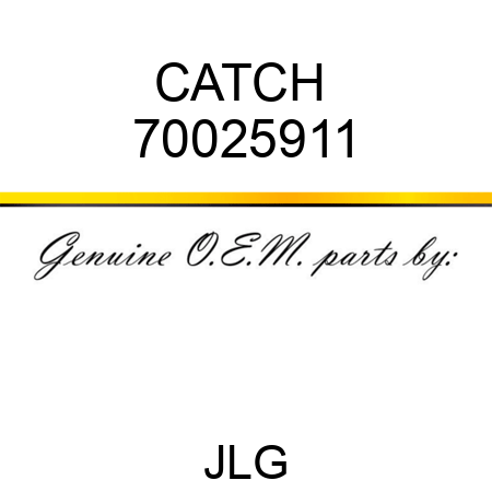 CATCH  70025911