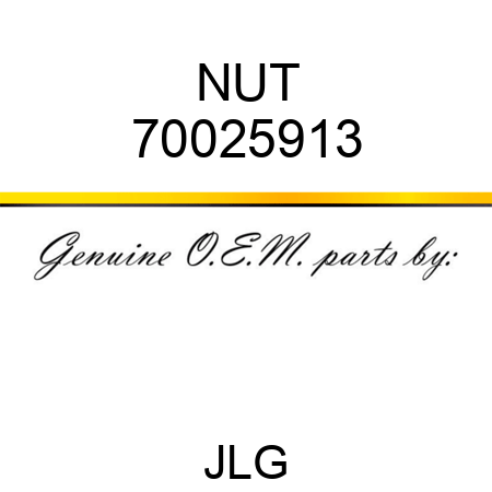 NUT 70025913