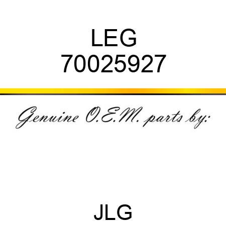 LEG 70025927