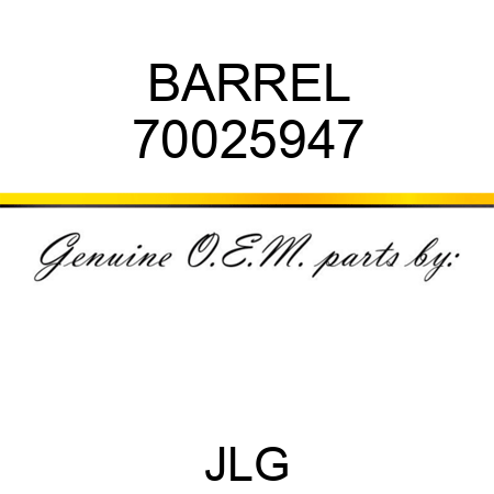 BARREL 70025947