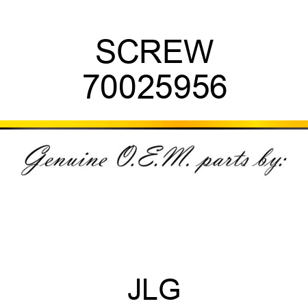 SCREW 70025956