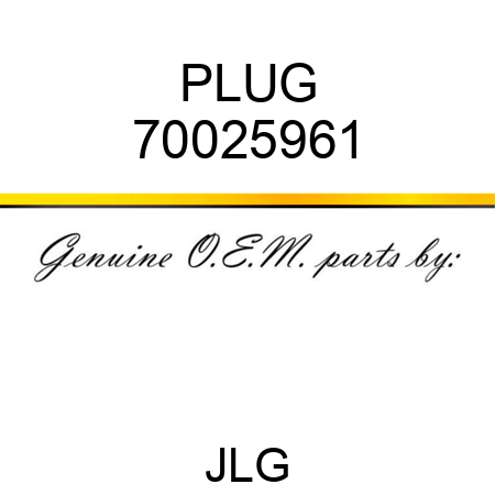 PLUG 70025961