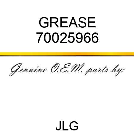 GREASE 70025966