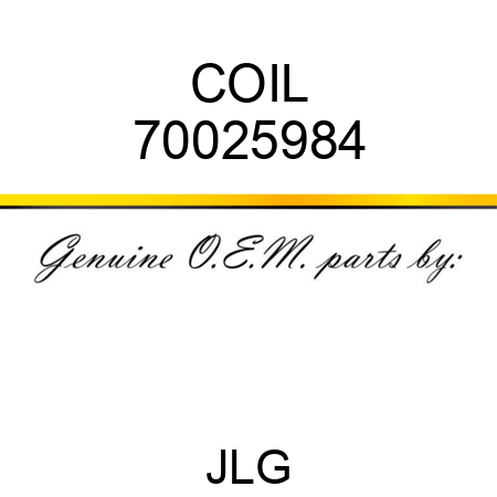 COIL 70025984