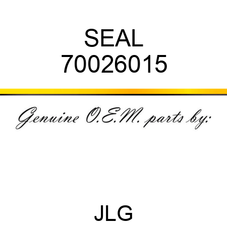SEAL 70026015
