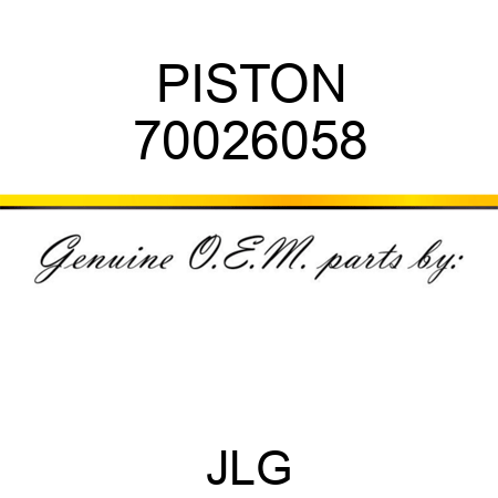 PISTON 70026058
