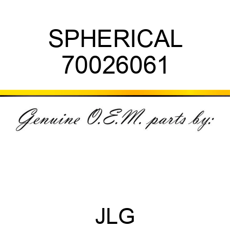 SPHERICAL 70026061