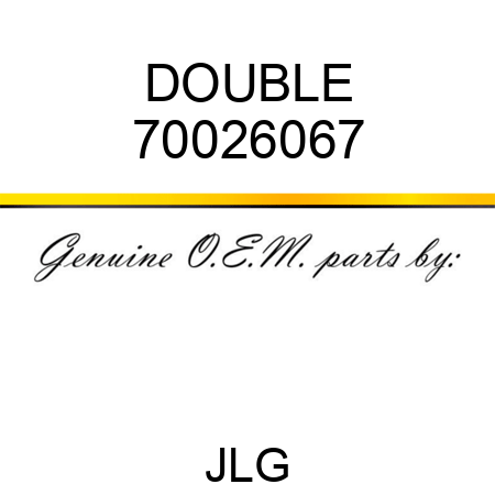 DOUBLE 70026067