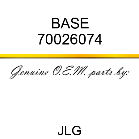 BASE 70026074