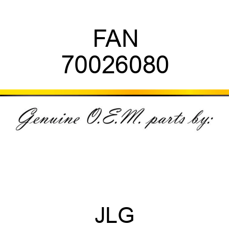 FAN 70026080