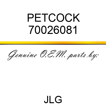 PETCOCK 70026081