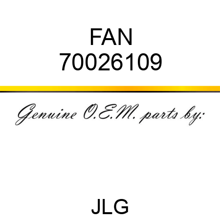 FAN 70026109