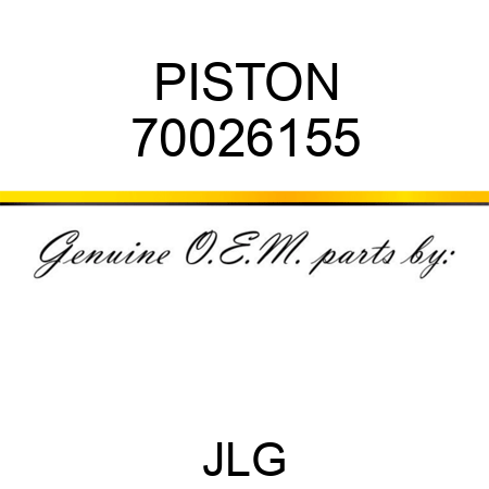 PISTON 70026155