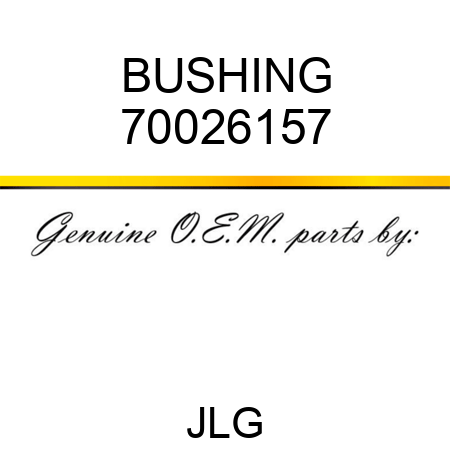 BUSHING 70026157