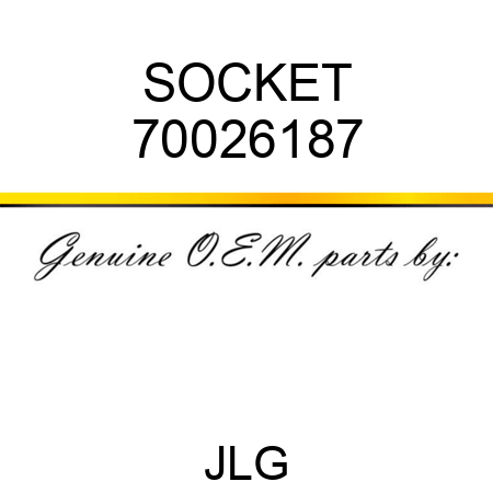 SOCKET 70026187