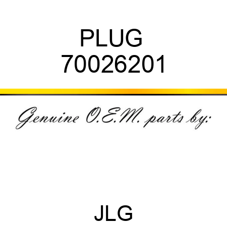 PLUG  70026201