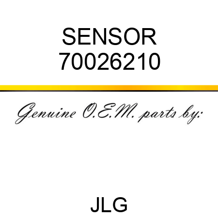 SENSOR 70026210