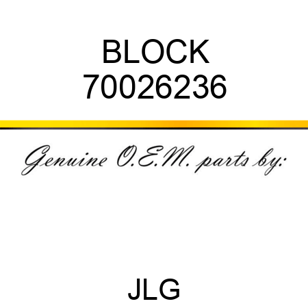 BLOCK 70026236