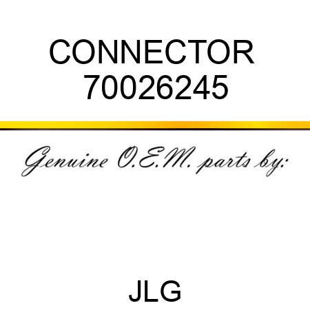 CONNECTOR  70026245