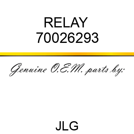 RELAY  70026293