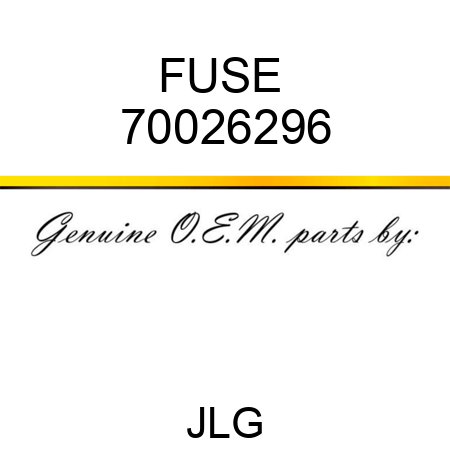 FUSE  70026296
