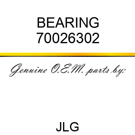 BEARING 70026302