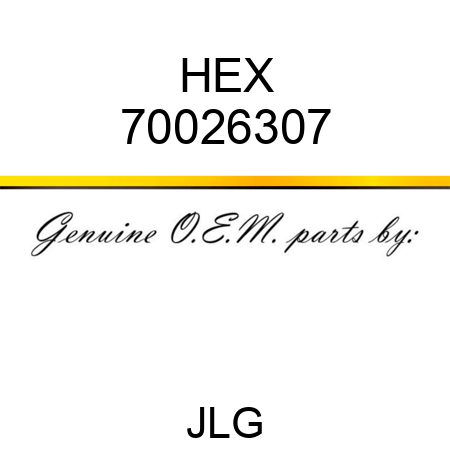 HEX 70026307