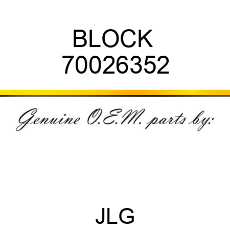 BLOCK  70026352