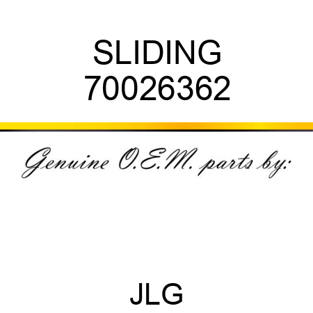 SLIDING 70026362