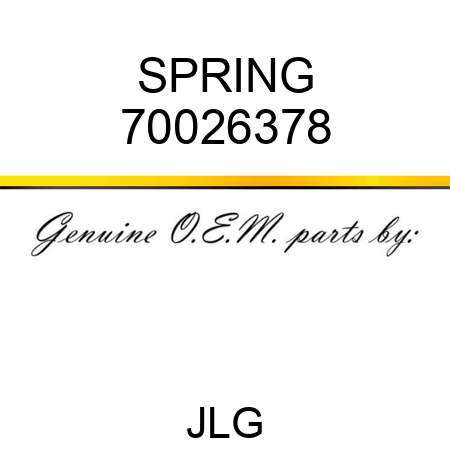SPRING 70026378