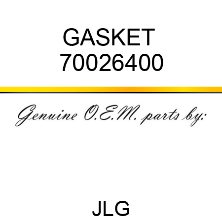 GASKET  70026400