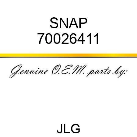 SNAP 70026411