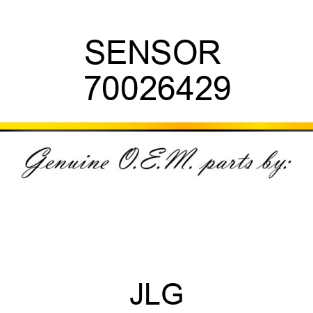 SENSOR  70026429